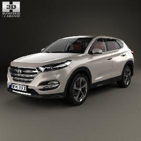 3D Hyundai Tucson with HQ interior 2016